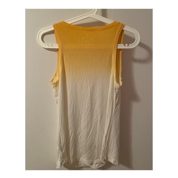 American eagle yellow/Orange and white tank top in size extra small - Picture 2 of 3
